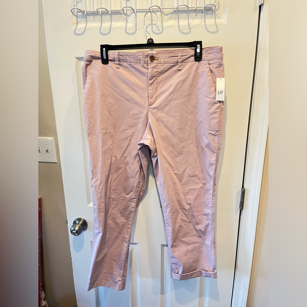 Gap pink khakis size 16 nwt